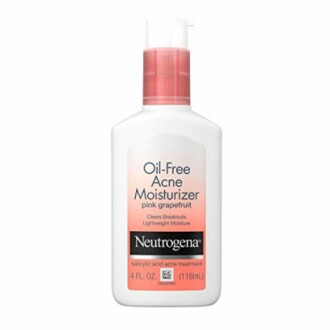 Neutrogena Oil-Free Acne Moisturizer, pink grapefruit, 4 fl oz bottle