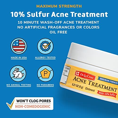 De La Cruz 10% Sulfur Ointment